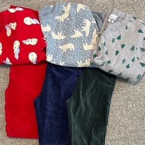Festive Hanna Andersson Sweatshirt and Pants Set